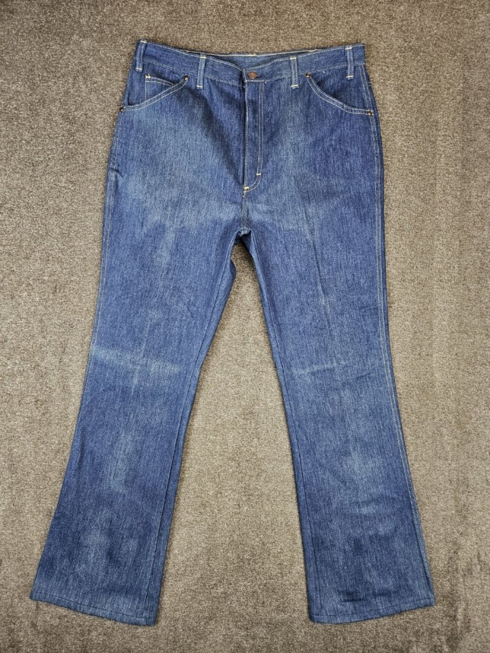 VTG NWT Challenger Kmart Flare Western Cut Jeans Mens 38x32 (35x32) Medium Blue